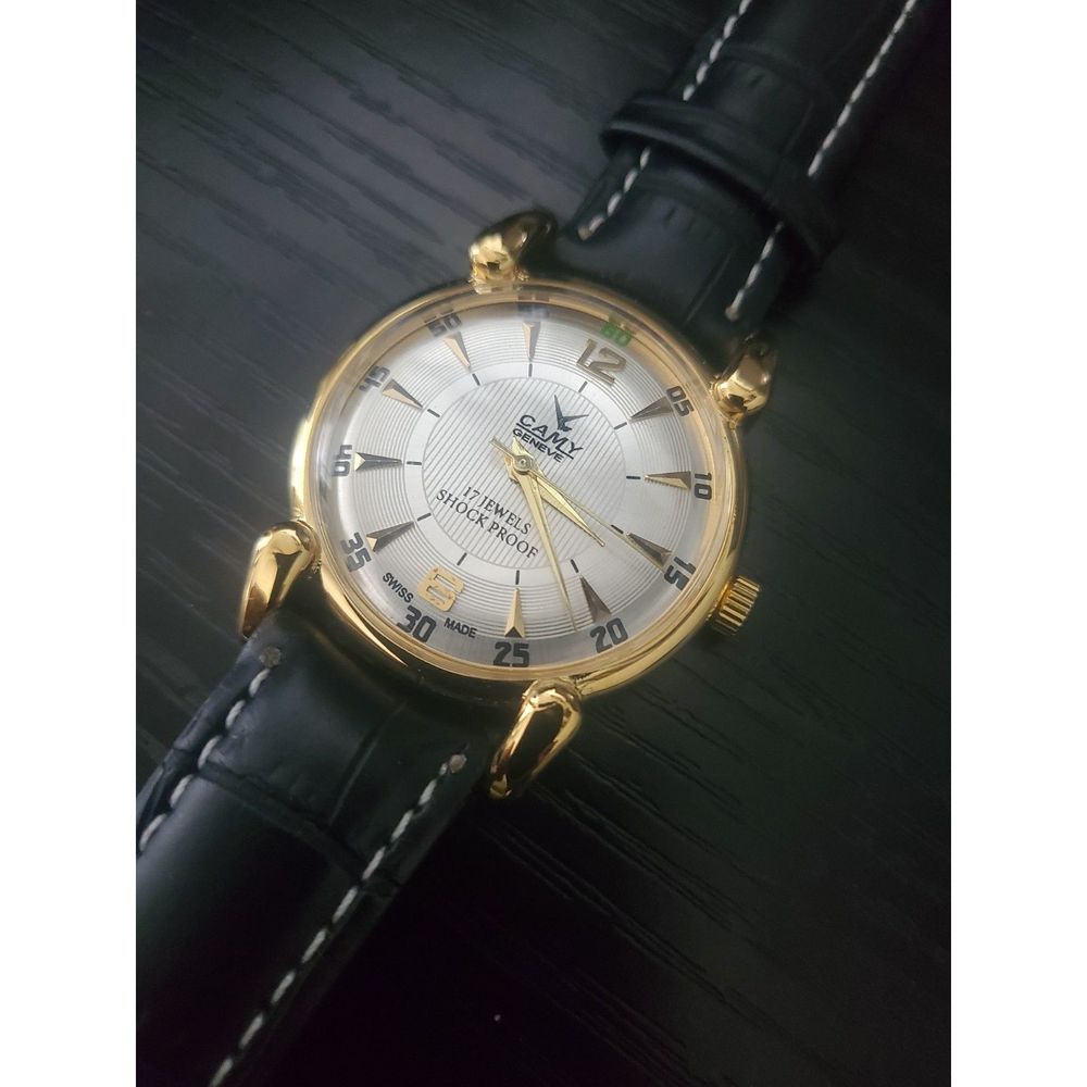 Antique Camy Geneva‎ Mechanical Men's Watch BEAUTIFUL!